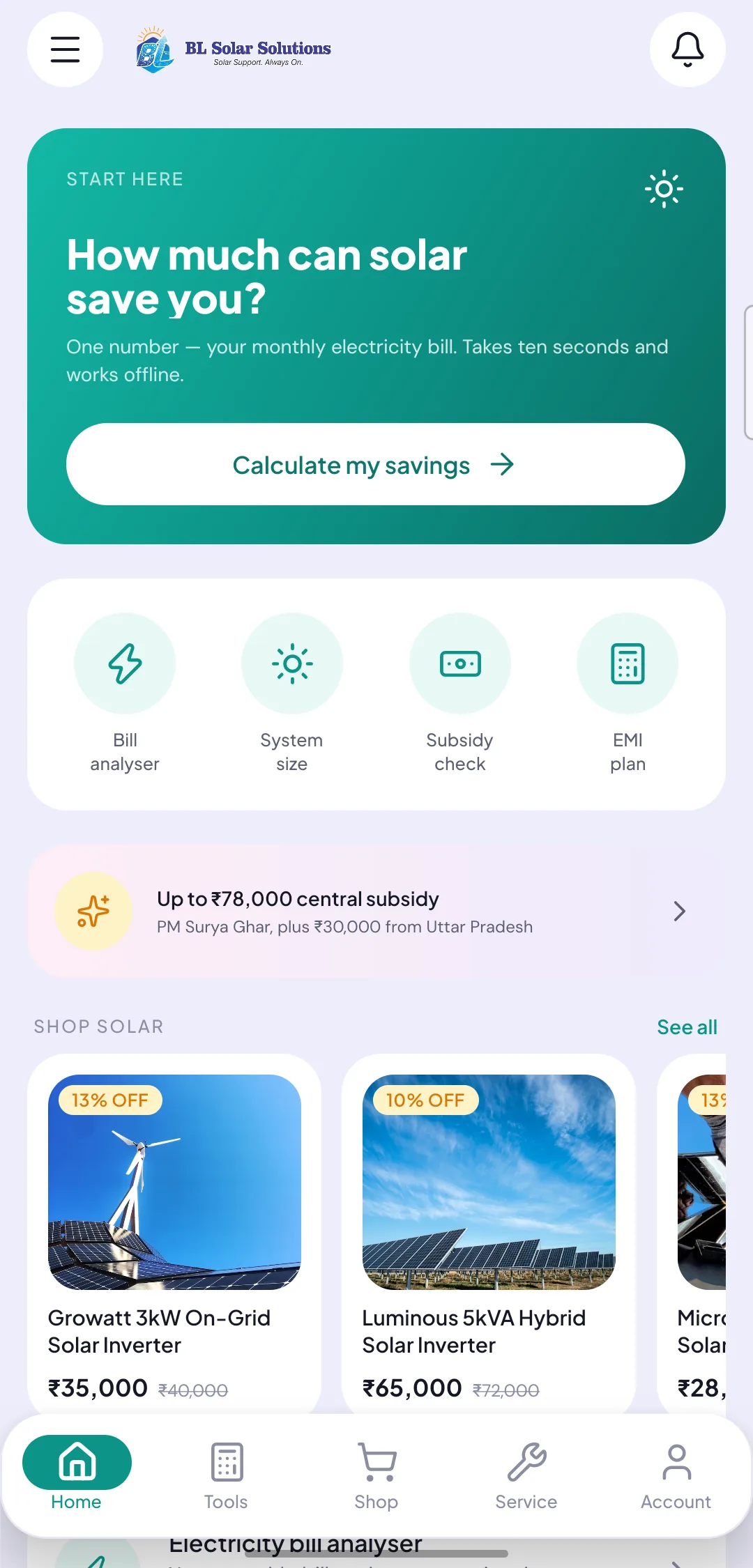 One number to start — your monthly electricity bill