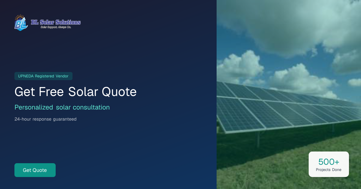 Get Free Solar Quote | BL Solar